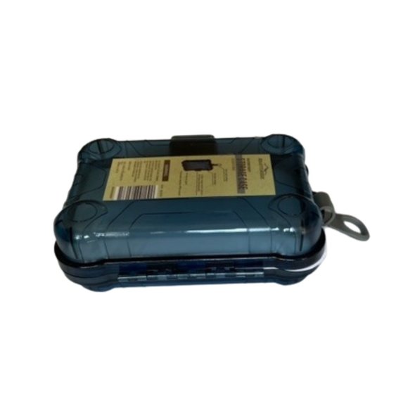 Watertight Storage Case w/Easy Grip Tether for Outdoor Protection. Blue  NWT - Picture 4 of 9